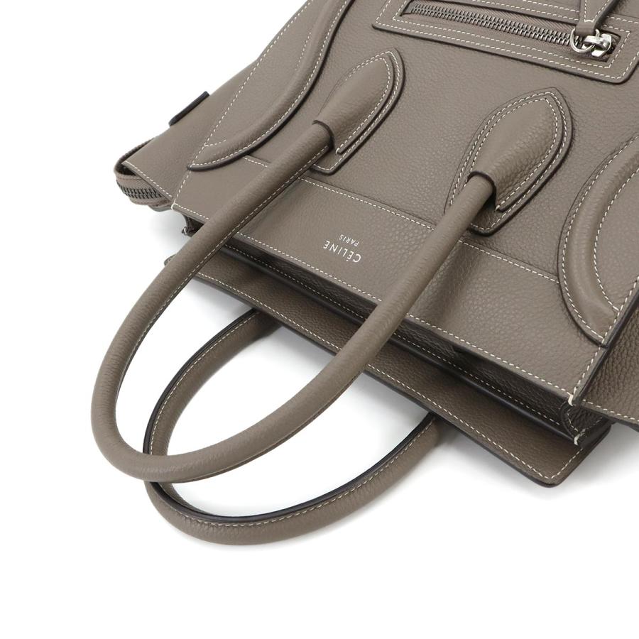 新品同様 セリーヌ CELINE ラゲージ マイクロショッパー ハンド バッグ 
