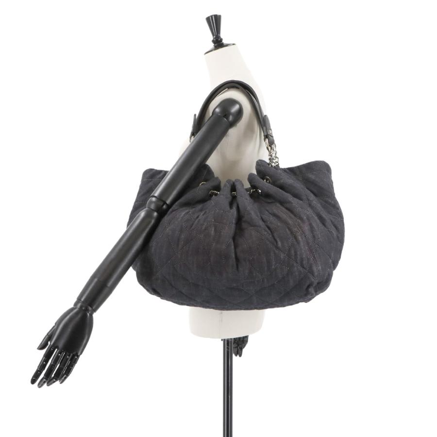 シャネル バッグ ココカバス GM トート バッグ デニム ネイビー ブラック A46887 レディース 90265861 【中古】ブランド CHANEL（シャネル） 美品 ココカバス GM トート バッグ デニム