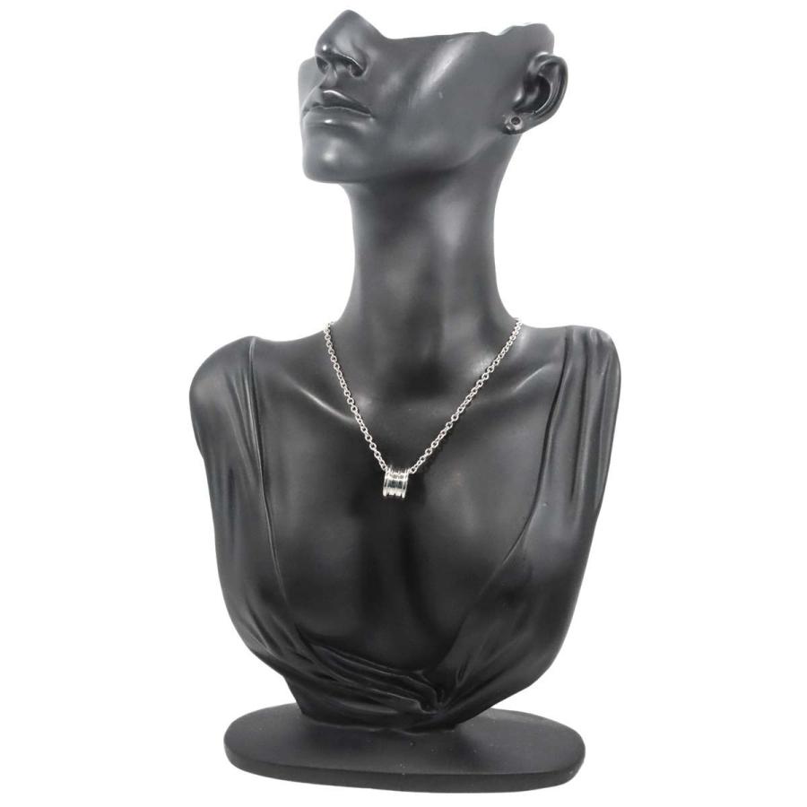BVLGARI ブルガリ ビーゼロワン ネックレス 45cm K18 WG ホワイト  