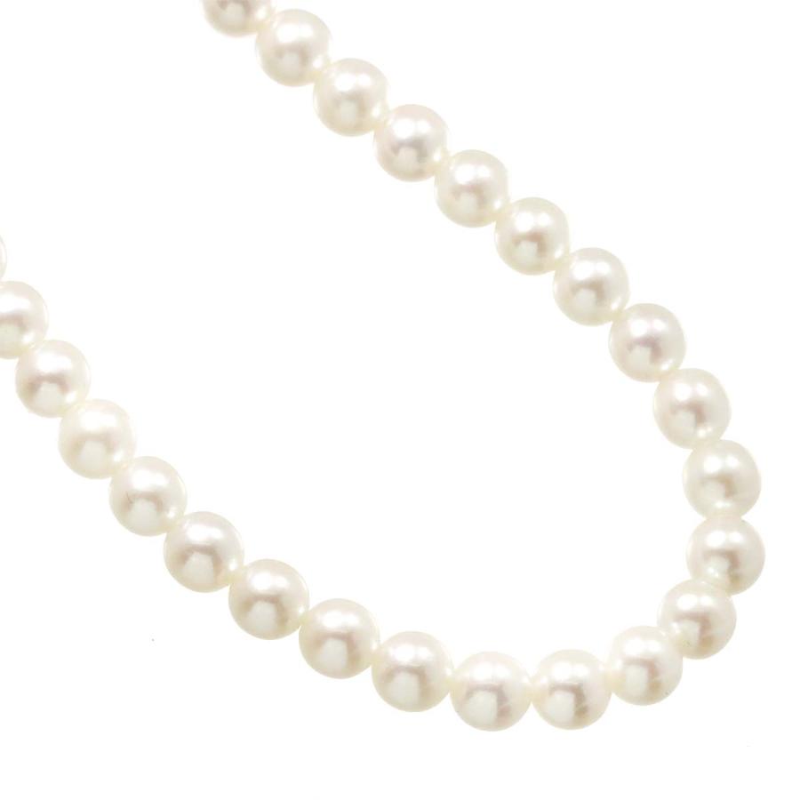 MIKIMOTO ミキモト アコヤ真珠 6.0-5.5mm ロング ネックレス 70cm SV 