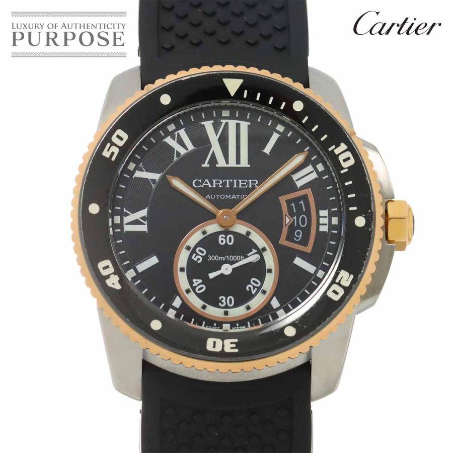 Cartier カルティエ カリブル ドゥ ダイバー コンビ W7100055 メンズ 