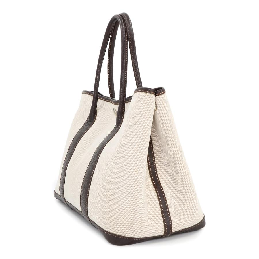 HERMES 美品 エルメス ガーデンパーティ 36 PM トート バッグ トワル 