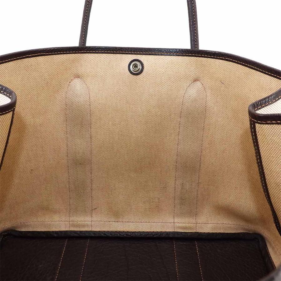 HERMES 美品 エルメス ガーデンパーティ 36 PM トート バッグ トワル 