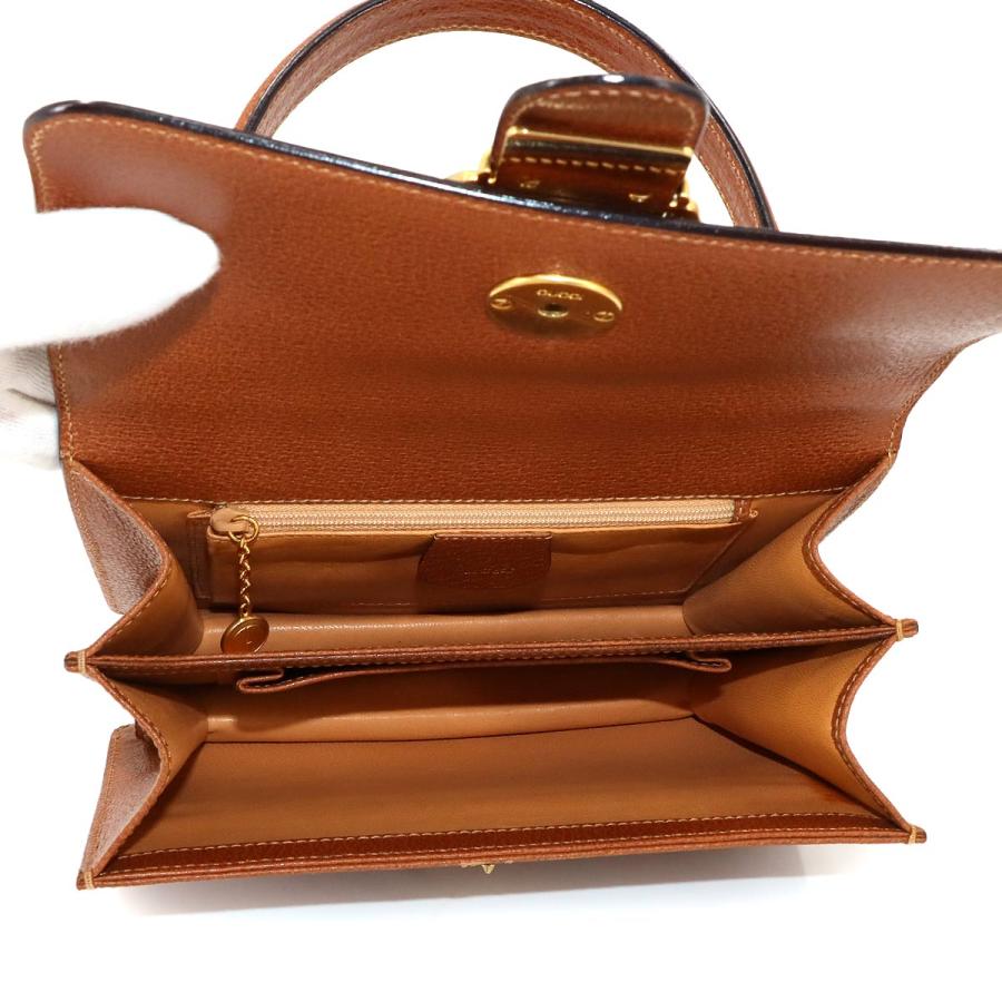 美品 グッチ GUCCI 2way ハンド ショルダー バッグ レザー