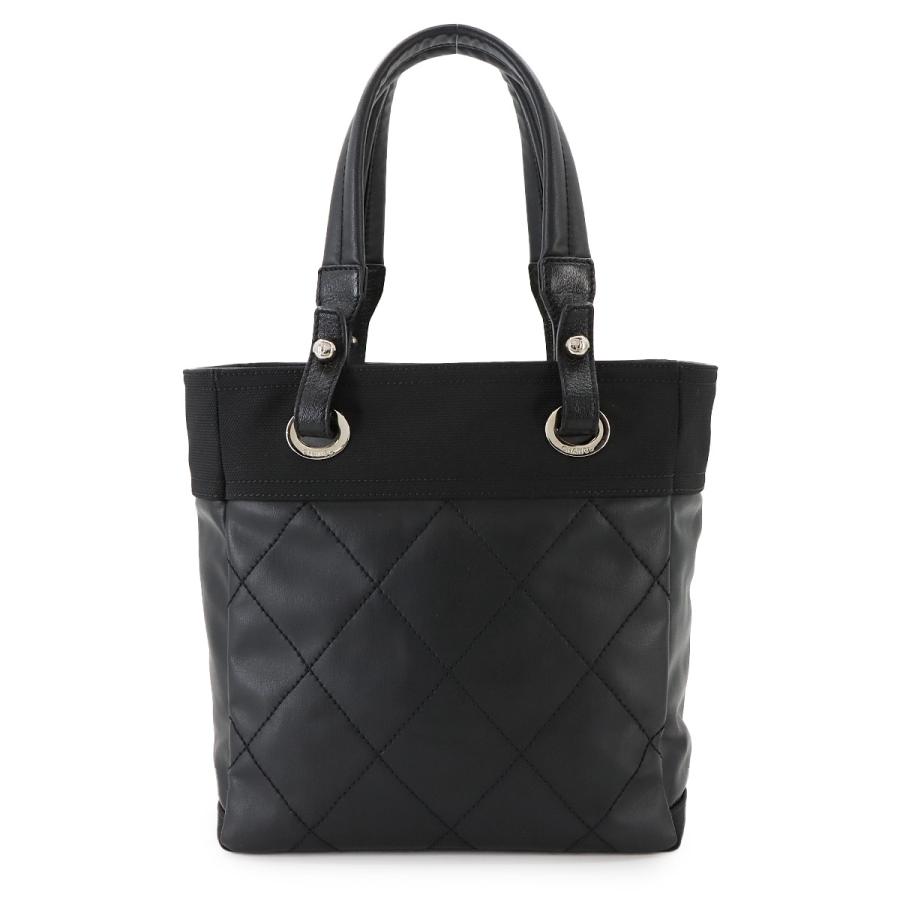 CHANEL 未使用 展示品 シャネル パリビアリッツ PM トート バッグ PVC 