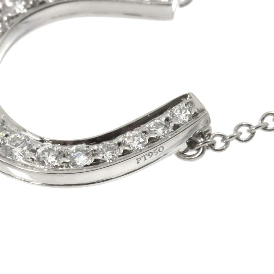 ティファニー TIFFANY&CO. ホースシュー ダイヤ ネックレス 36cm Pt