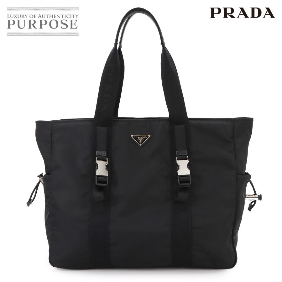 PRADA 未使用 展示品 プラダ トート バッグ ナイロン ブラック 2VG042 