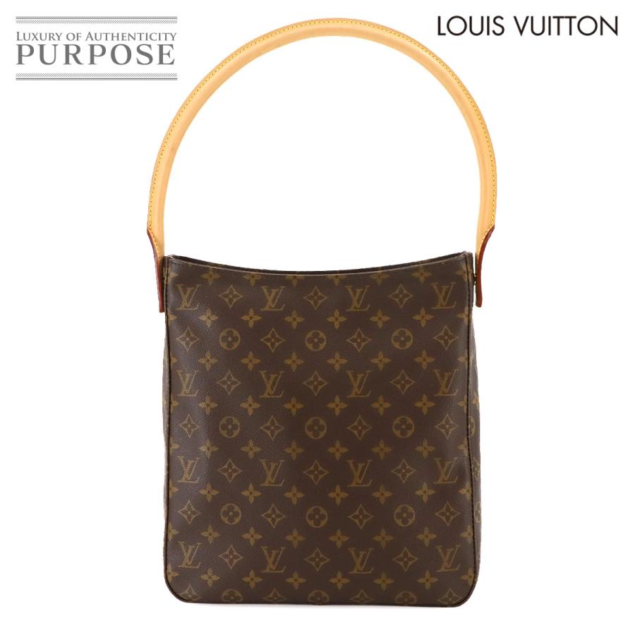 LOUIS VUITTON 未使用 展示品 ルイ ヴィトン モノグラム ルーピング GM  