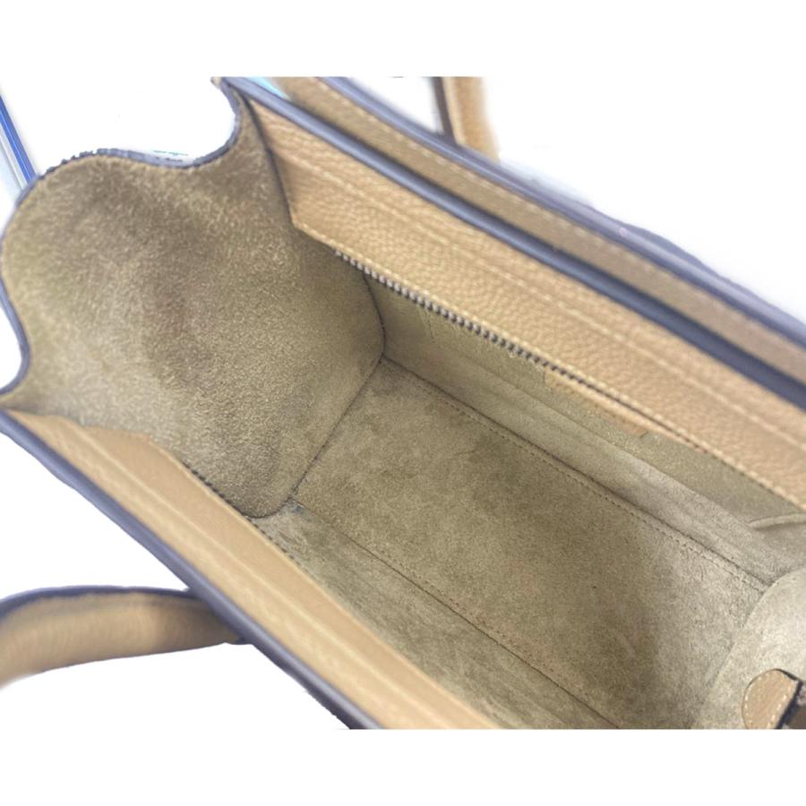 CELINE 新品同様 セリーヌ ラゲージ ナノショッパー 2way ハンド  