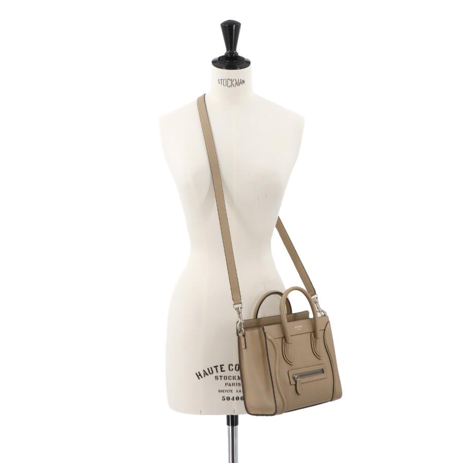 CELINE 新品同様 セリーヌ ラゲージ ナノショッパー 2way ハンド  