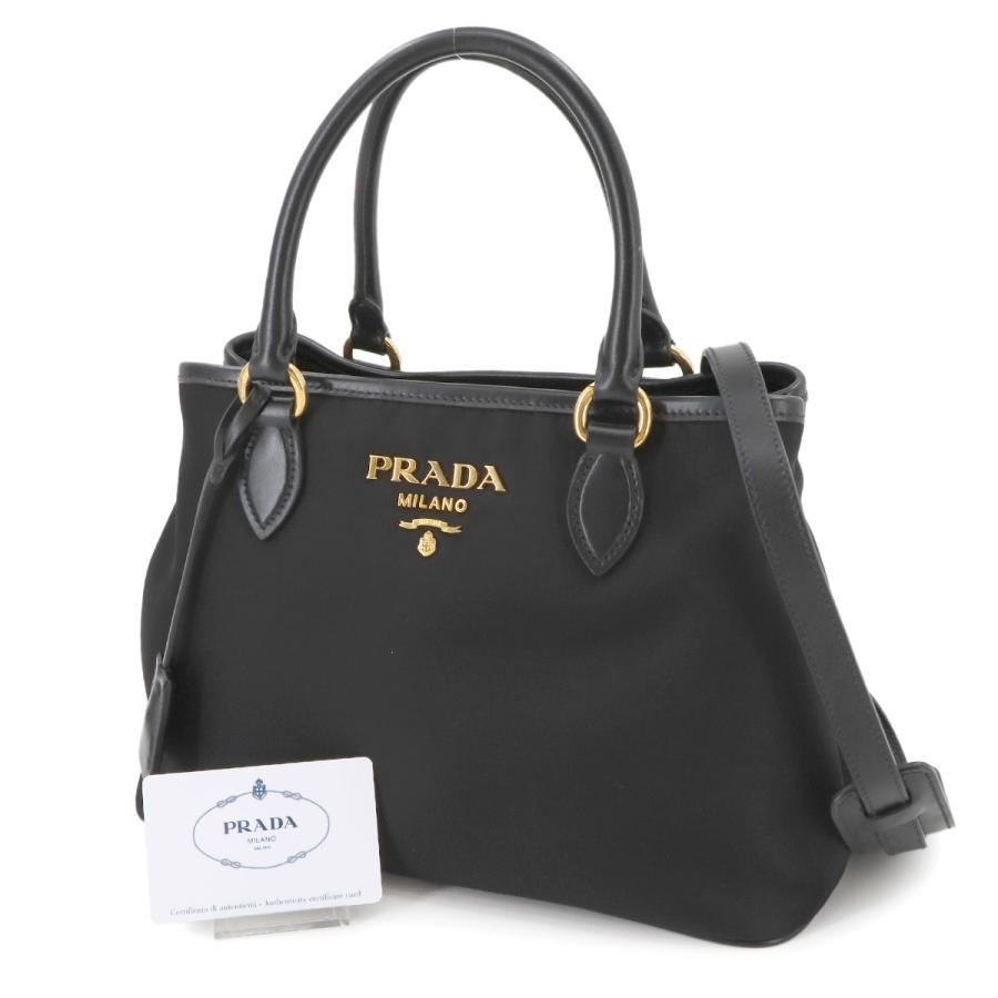 PRADA 未使用 展示品 プラダ 2way ハンド ショルダー バッグ ナイロン 