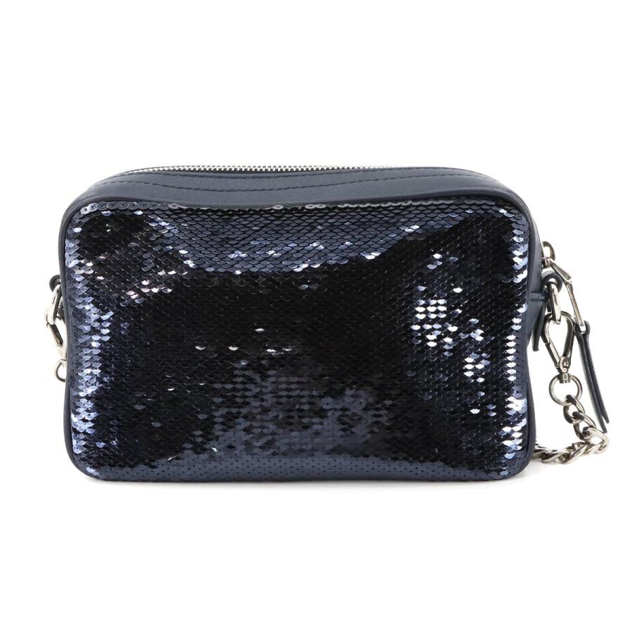 miu 新品同様 ミュウミュウ MIUMIU スパンコール チェーン ショルダー  