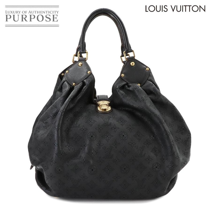 LOUIS VUITTON 美品 ルイ ヴィトン マヒナ XL ショルダー バッグ 