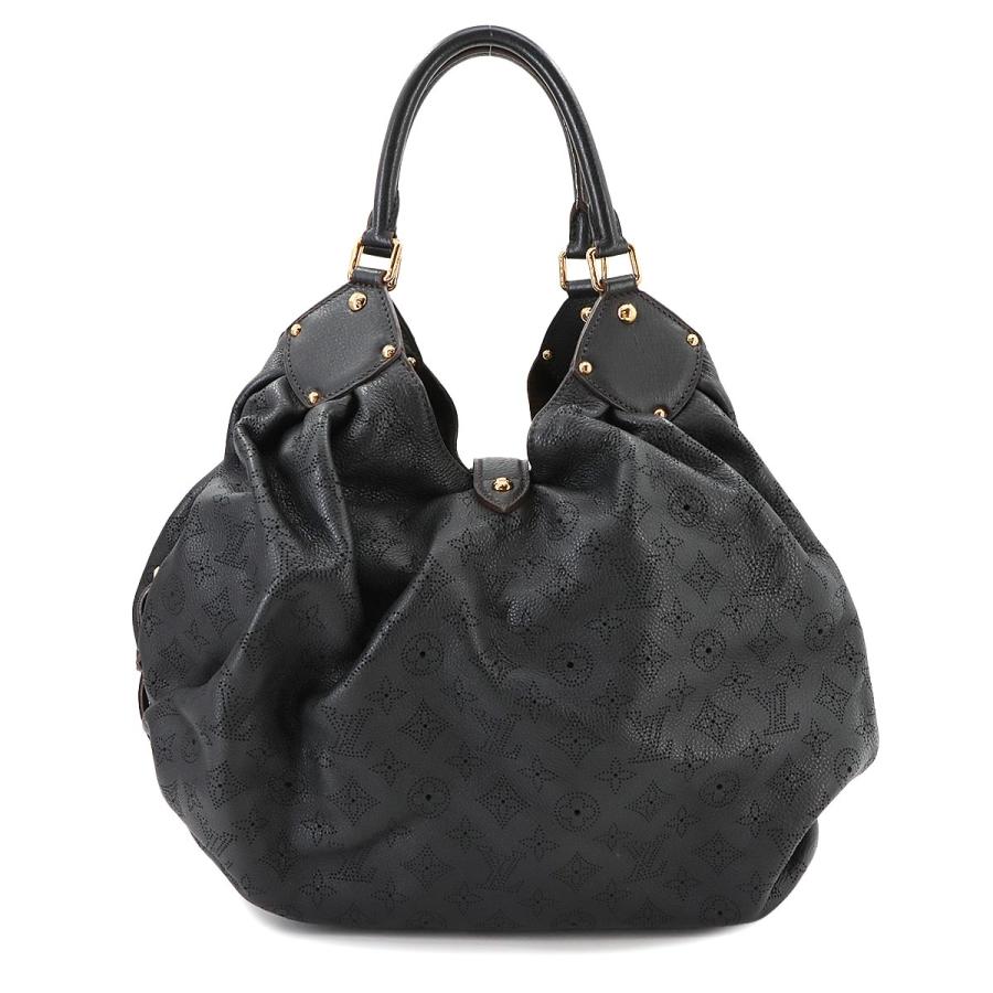 LOUIS VUITTON 美品 ルイ ヴィトン マヒナ XL ショルダー バッグ 
