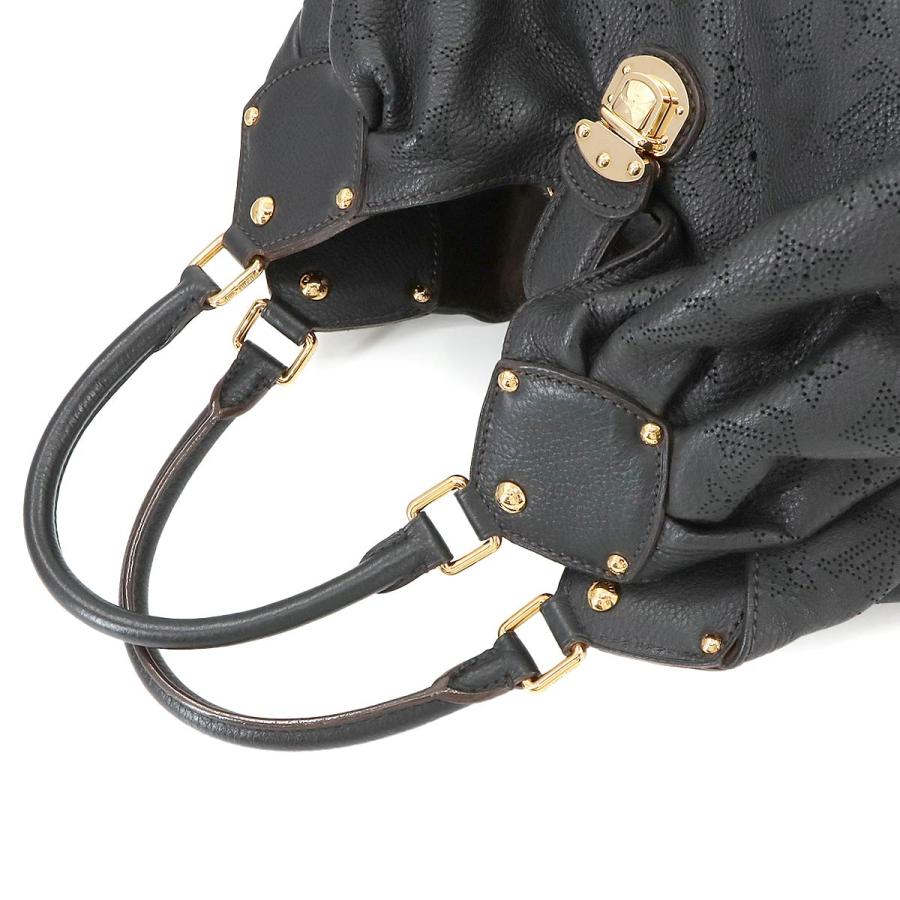 LOUIS VUITTON 美品 ルイ ヴィトン マヒナ XL ショルダー バッグ 
