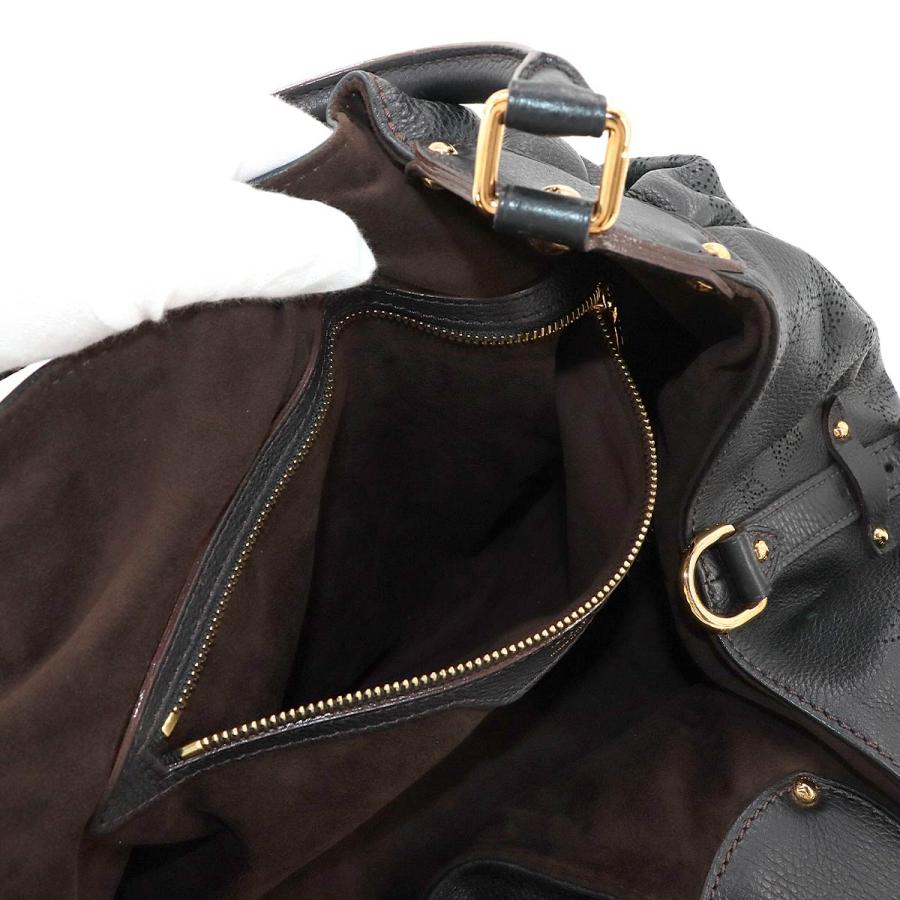 LOUIS VUITTON 美品 ルイ ヴィトン マヒナ XL ショルダー バッグ 
