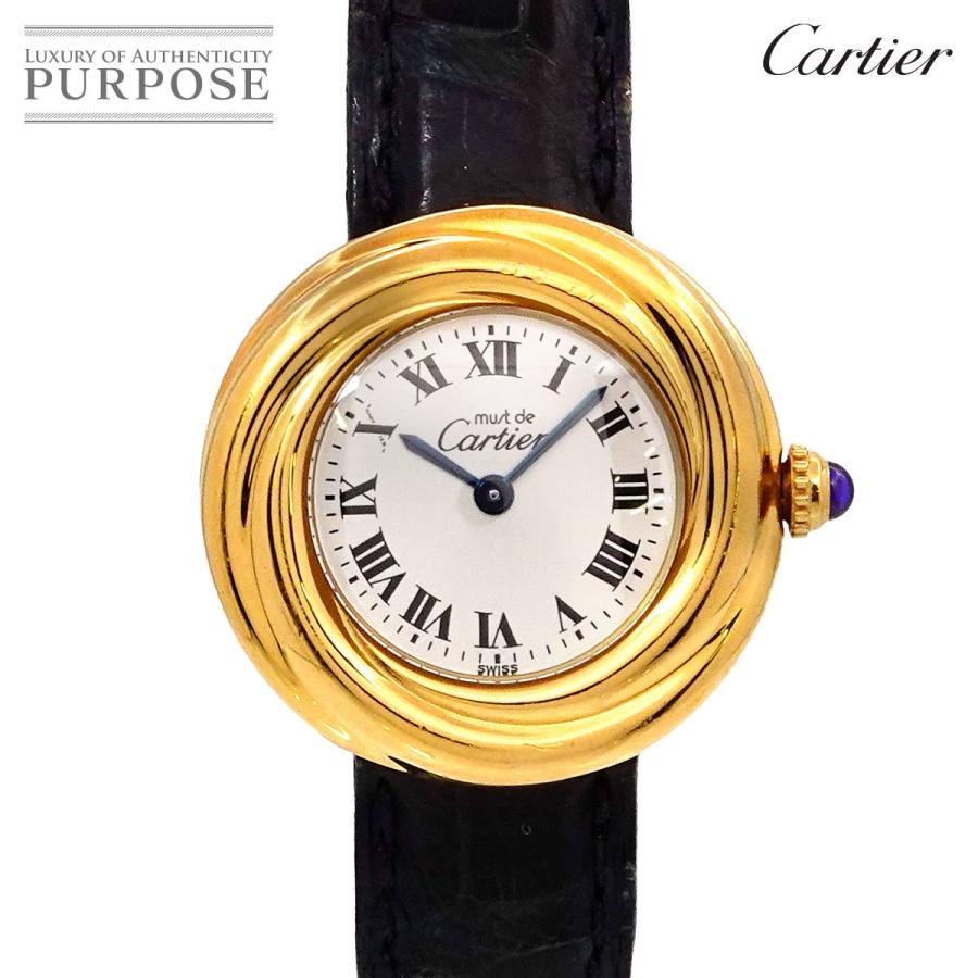 カルティエ マストトリニティ・ヴェルメイユ クォーツ腕時計