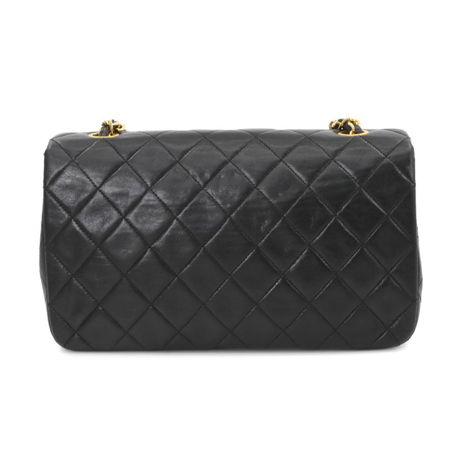 CHANEL 美品 シャネル マトラッセ チェーン ショルダー バッグ レザー  