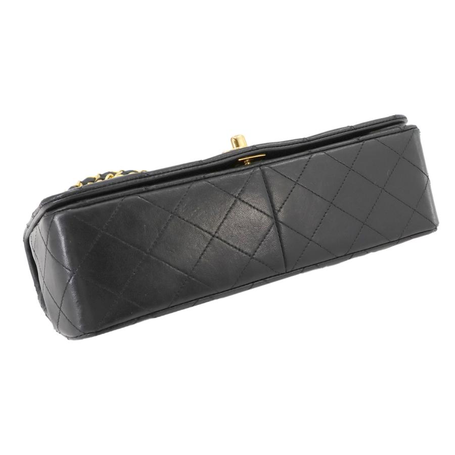 CHANEL 美品 シャネル マトラッセ チェーン ショルダー バッグ レザー  