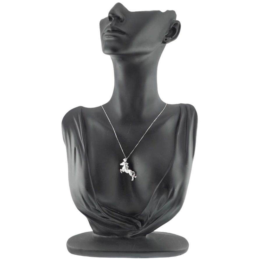 ダイヤ 0.20ct/0.01ct ネックレス 45cm K18 WG ホワイトゴールド 750  