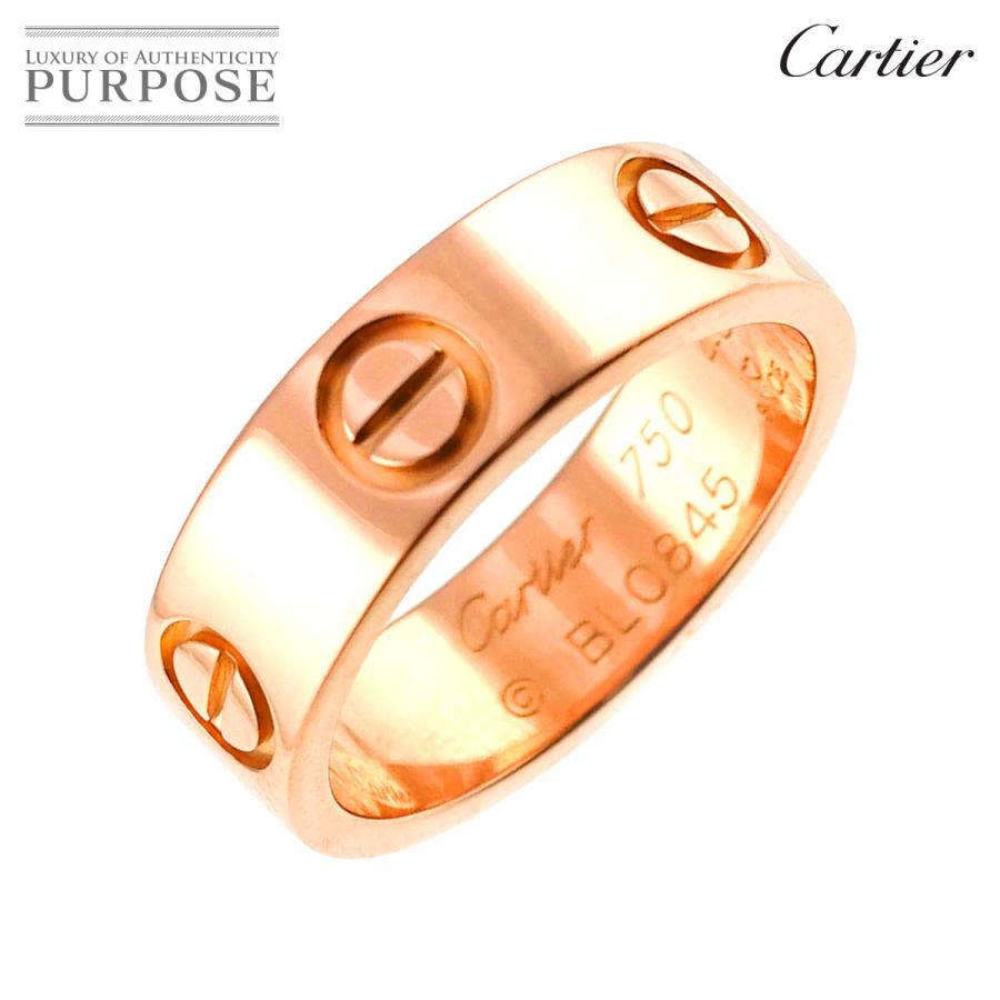 Cartier カルティエ ラブ #48 リング K18 PG ピンクゴールド 750 指輪  