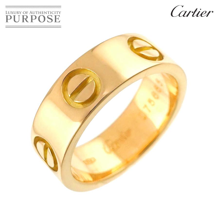 Cartier カルティエ ラブ #48 リング K18 YG イエローゴールド 750 
