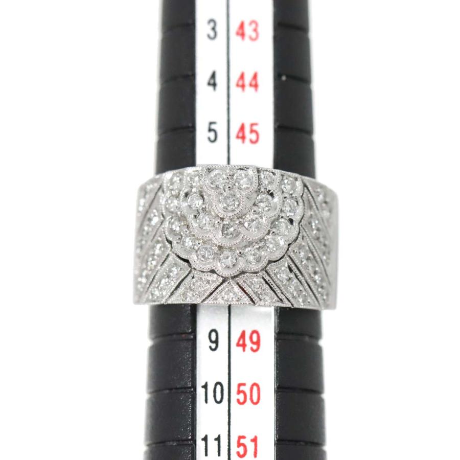 リング 7号 ダイヤ 0.62ct K18 WG ホワイトゴールド 750 指輪 リング 7号 ダイヤ 0.62ct K18 WG ホワイトゴールド 750 指輪