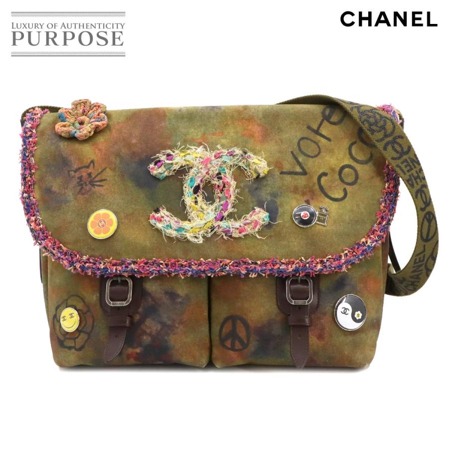 CHANEL 未使用 展示品 シャネル エンブロイダリー ショルダー バッグ  