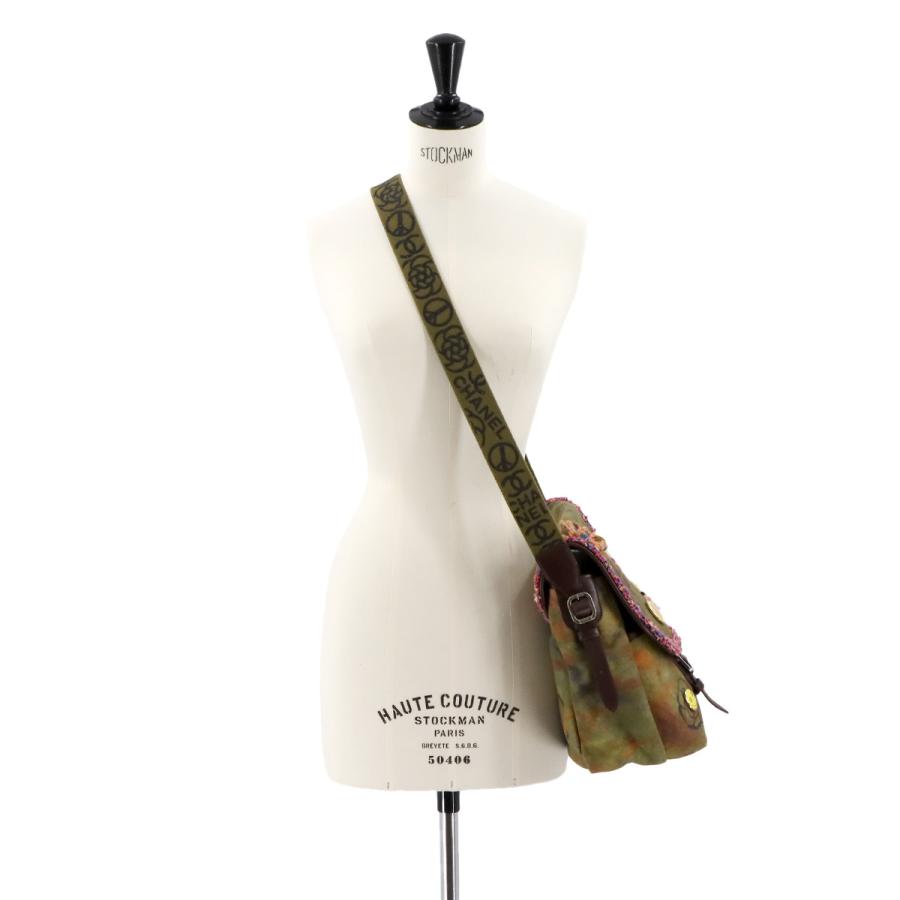 CHANEL 未使用 展示品 シャネル エンブロイダリー ショルダー バッグ  