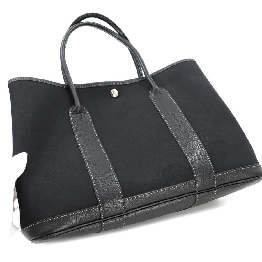 HERMES 美品 エルメス ガーデンパーティ 36 PM トート バッグ トワル 