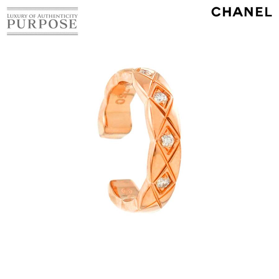 CHANEL シャネル ココクラッシュ ダイヤ イヤーカフ K18 PG 750