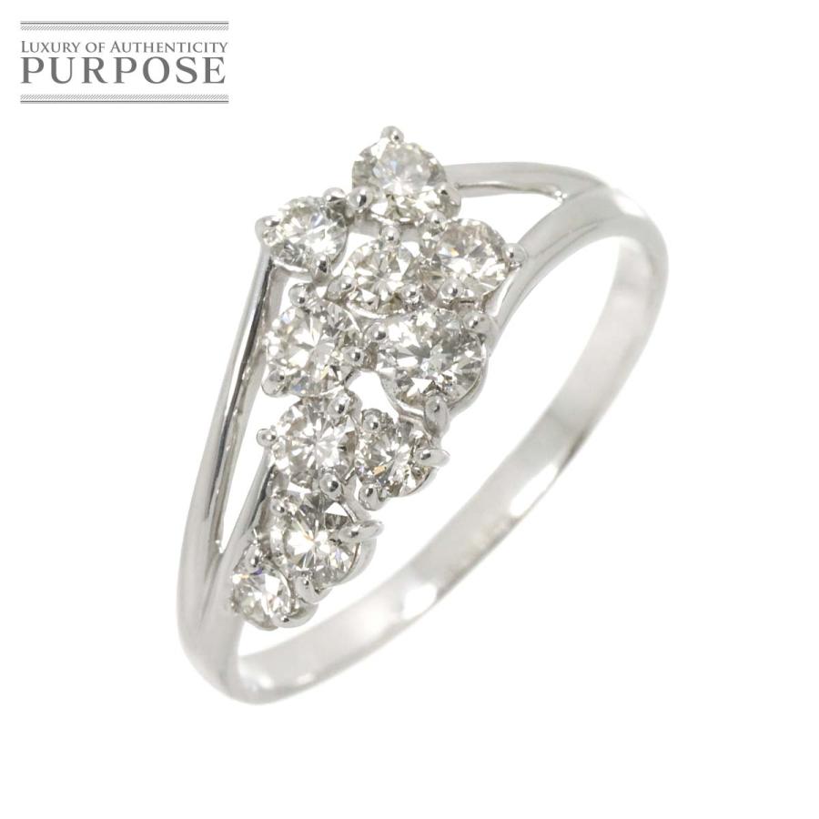 リング 19号 ダイヤ 1.00ct Pt プラチナ 指輪 Diamond Ring【鑑別書  