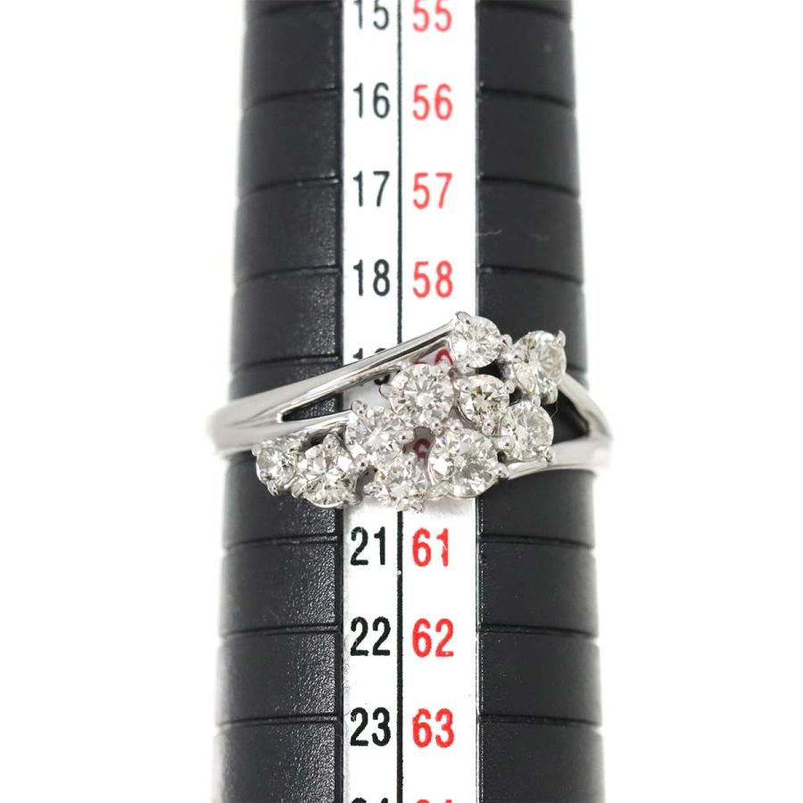 リング 19号 ダイヤ 1.00ct Pt プラチナ 指輪 Diamond Ring【鑑別書  