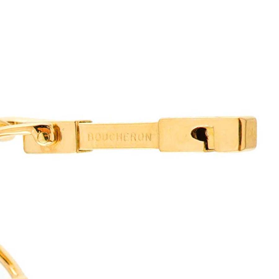 BOUCHERON カフス K18 YG イエローゴールド 750 Cuff 【対】 Links 90272544