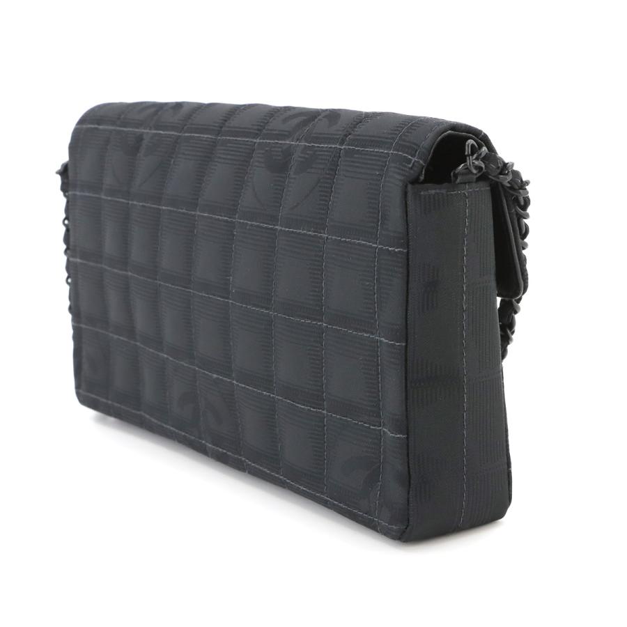 CHANEL 美品 シャネル ニュートラベルライン チョコバー チェーン  