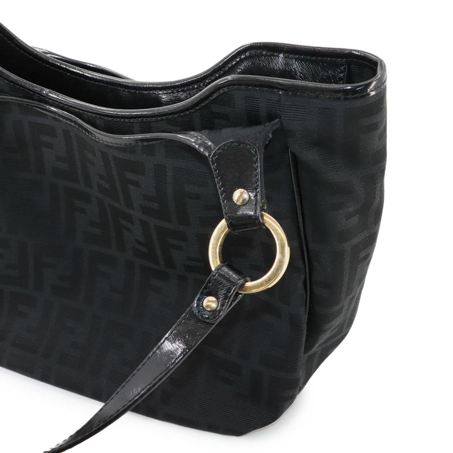 FENDI 美品 フェンディ ズッカ柄 トート バッグ キャンバス