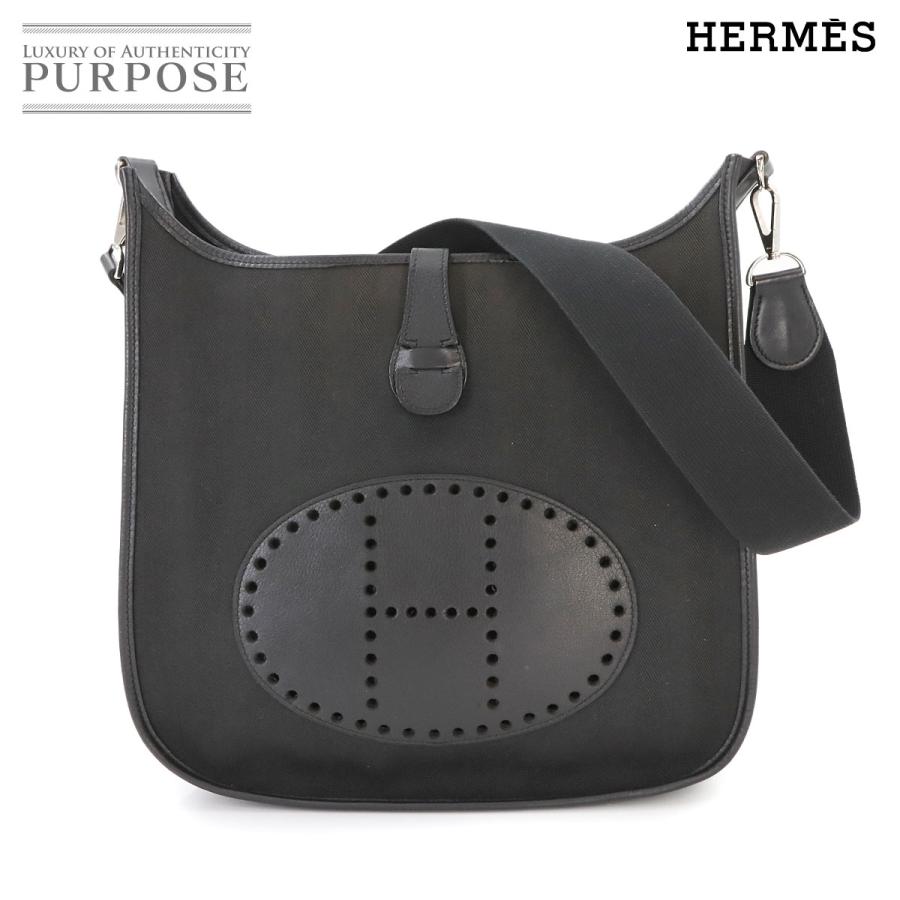 HERMES エルメス エブリン GM ショルダー バッグ トワルシェブロン 