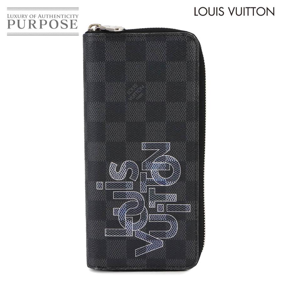 LOUIS VUITTON 新品同様 ルイ ヴィトン ダミエ グラフィット ジッピー  