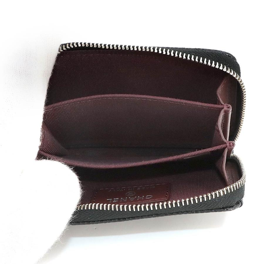 CHANEL 新品同様 シャネル マトラッセ クラシック ジップ コインパース  