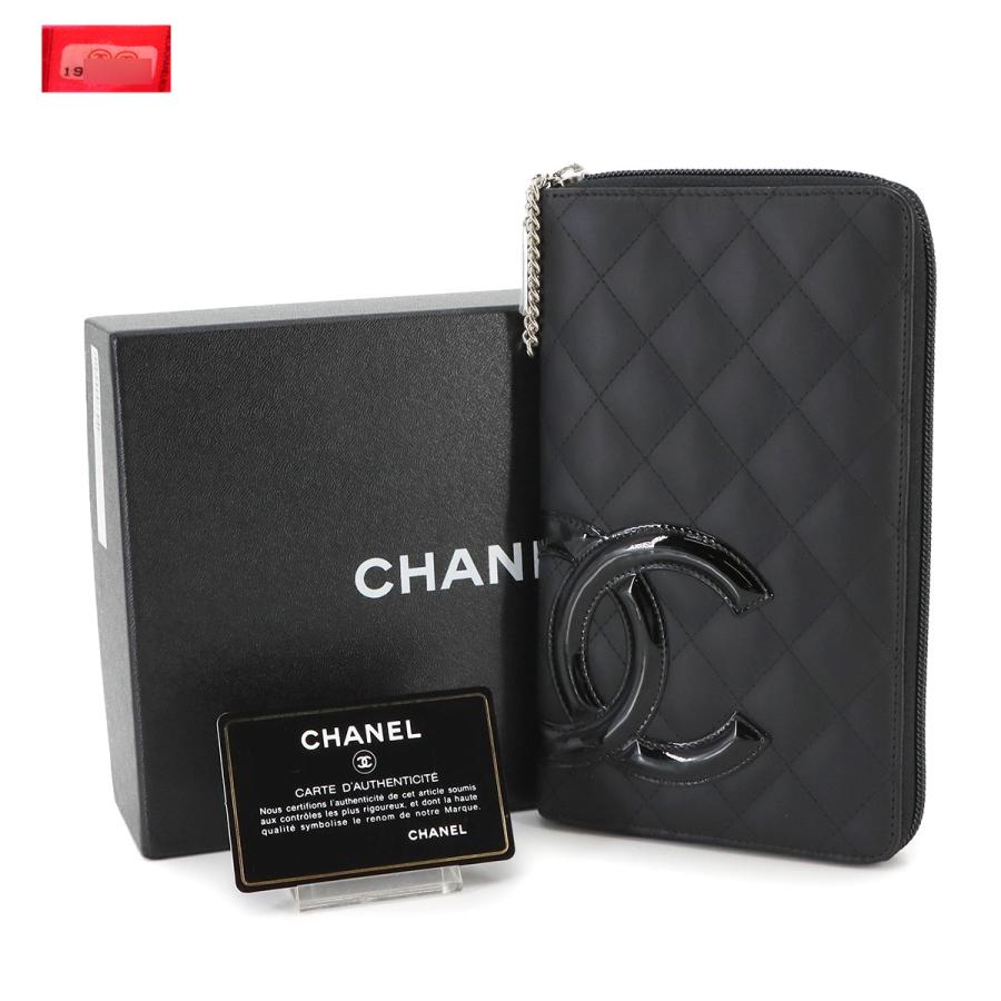 CHANEL 未使用 展示品 シャネル カンボンライン ラウンド