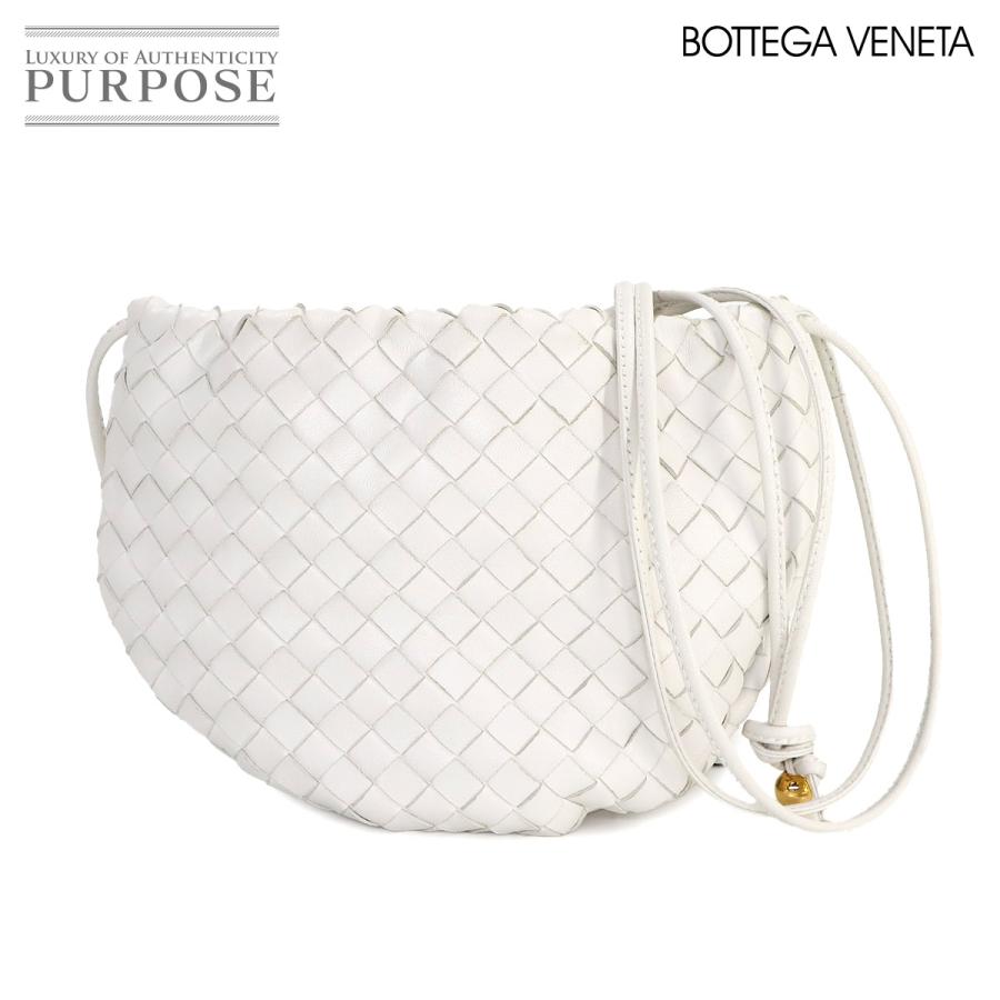 BOTTEGA VENETA ホワイト イントレチャート ミニ ザ ツイスト 【公式通販】