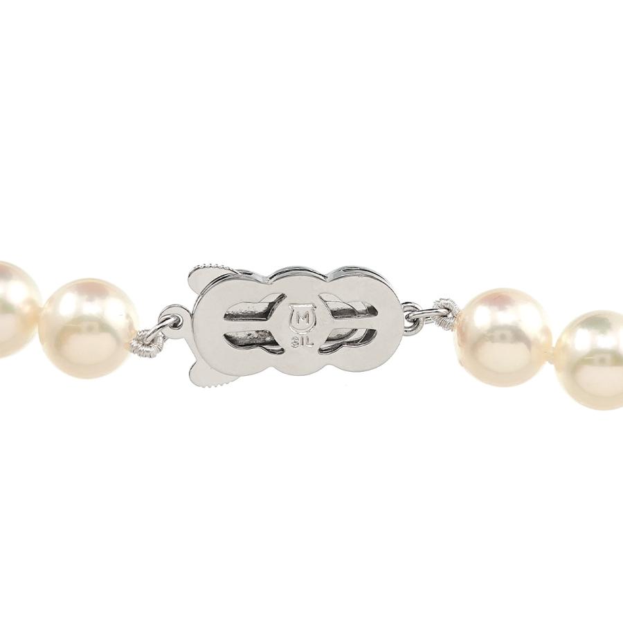 MIKIMOTO（ミキモト） アコヤ真珠 8.0-7.5mm ネックレス 43cm SV 