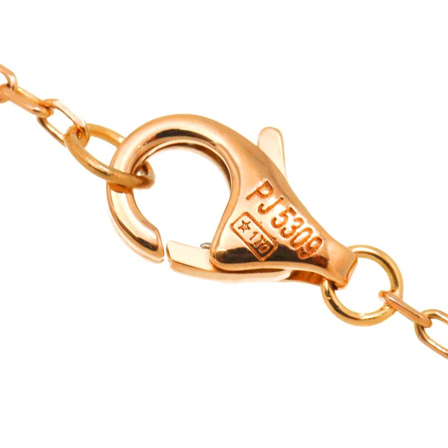 Cartier カルティエ トリニティ ダイヤ ネックレス 42cm K18 PG ピンク  