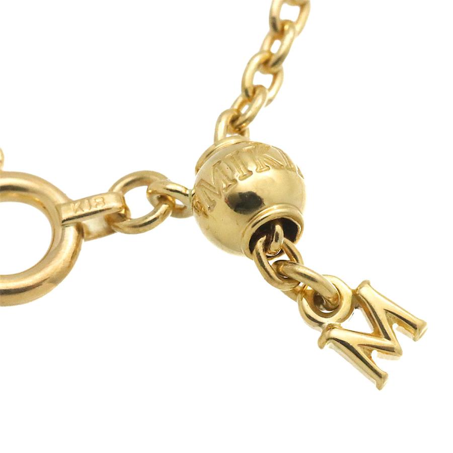 MIKIMOTO ミキモト アコヤ真珠 7.5mm ロング ネックレス 69cm K18 YG  