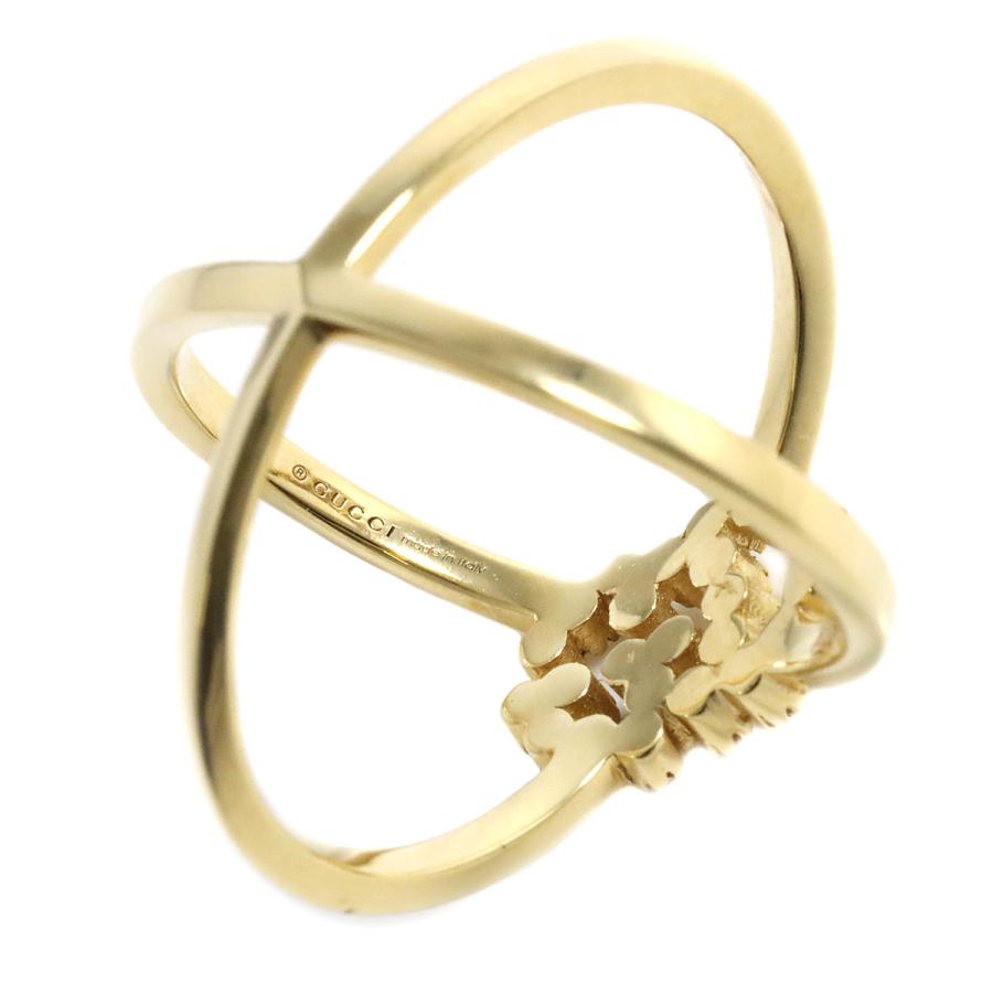 グッチ 9.5号 GGランニング リング ダイヤ 750 K18YG 3939 GUCCI グッチ GGランニング #9 リング ダイヤ K18 YG イエロー