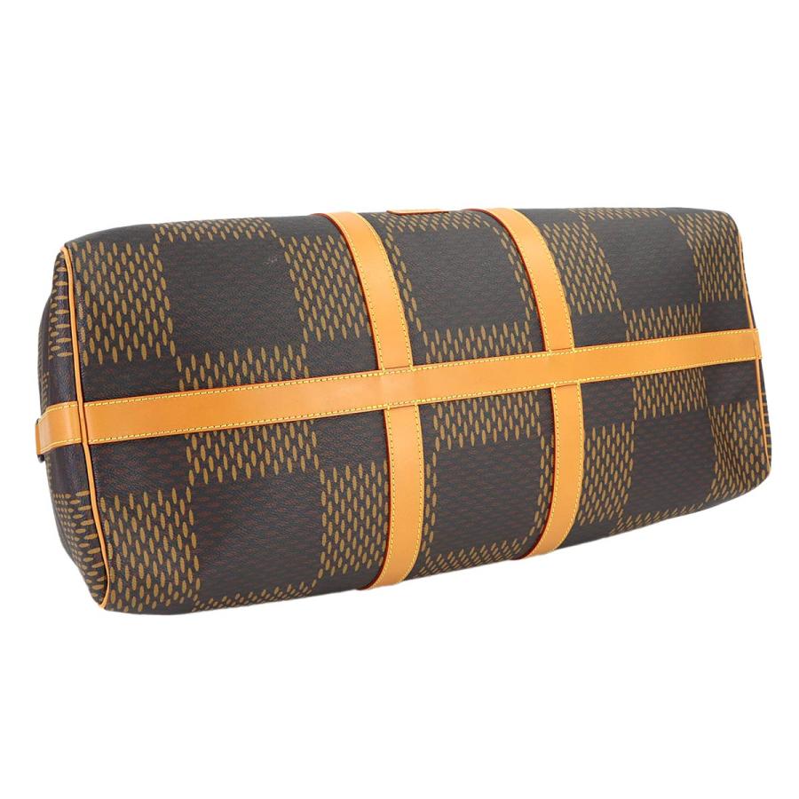 新品同様 ルイ ヴィトン LOUIS VUITTON LVスクエアード ダミエ ジャイアント モノグラム キーポル バンドリエール 50 N40360 90274218の画像