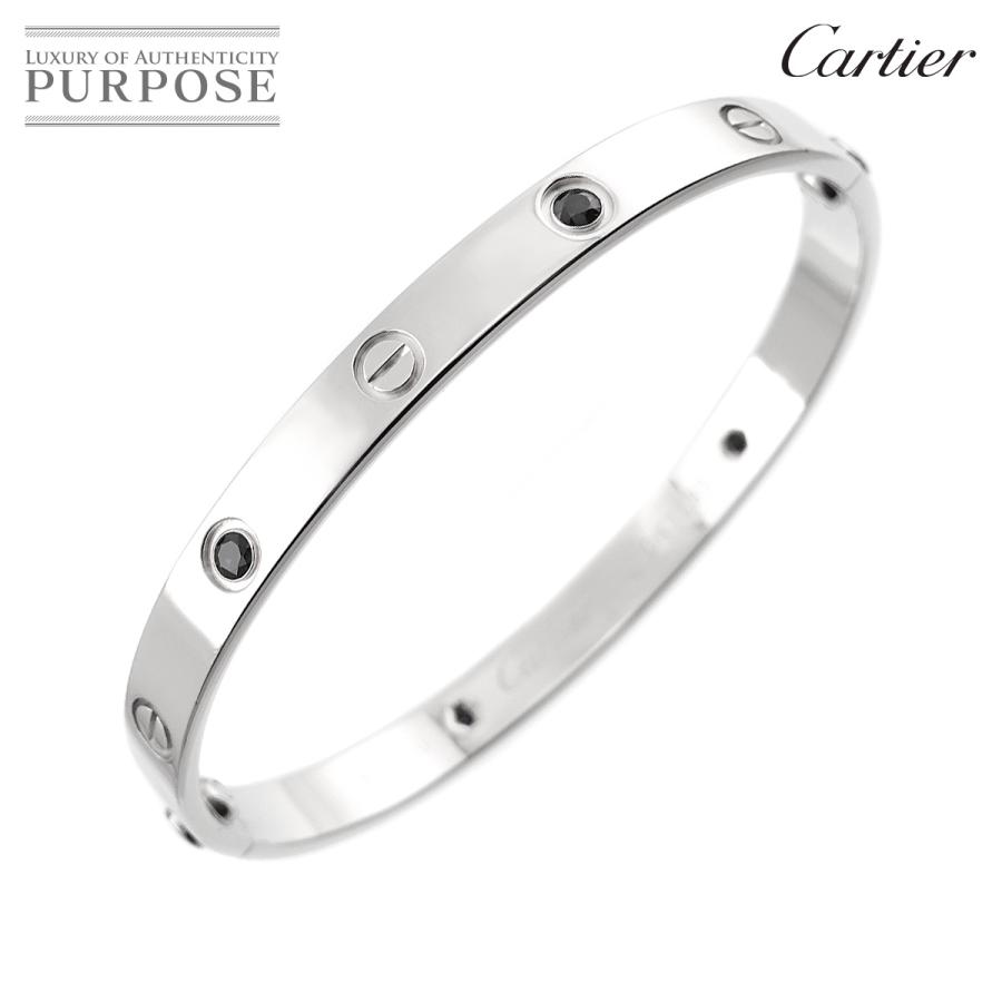 Cartier カルティエ ラブ ブレス #18 サファイヤ K18 WG ホワイト  