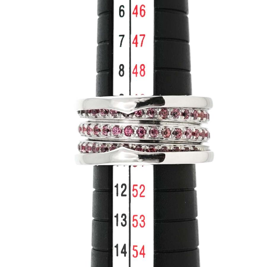 BVLGARI ブルガリ ビーゼロワン 3バンド #51 リング ガーネット