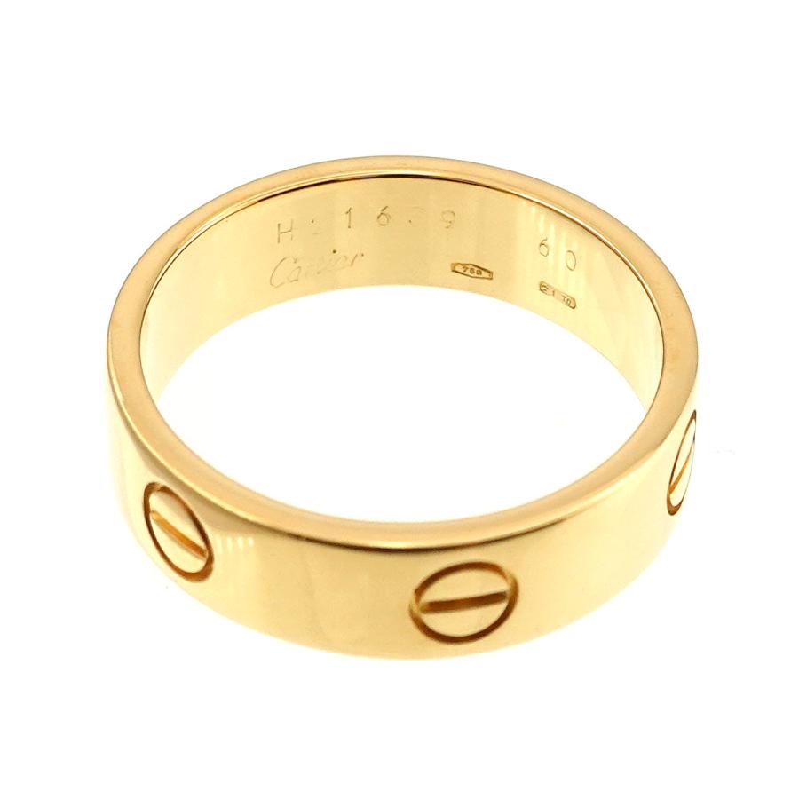 Cartier カルティエ ラブ #60 リング K18 YG イエローゴールド 750 