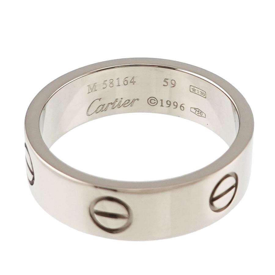 Cartier カルティエ ラブ #59 リング K18 WG ホワイトゴールド Cartier カルティエ ラブ #59 リング K18 WG ホワイトゴールド